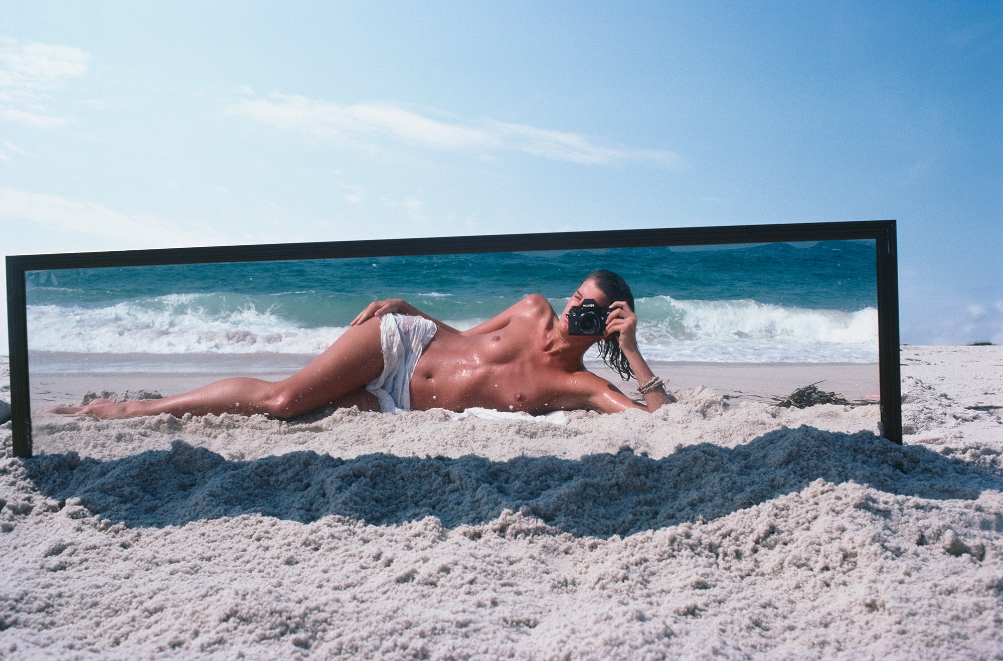 Josie Borain | 'Beach Self-Portrait'