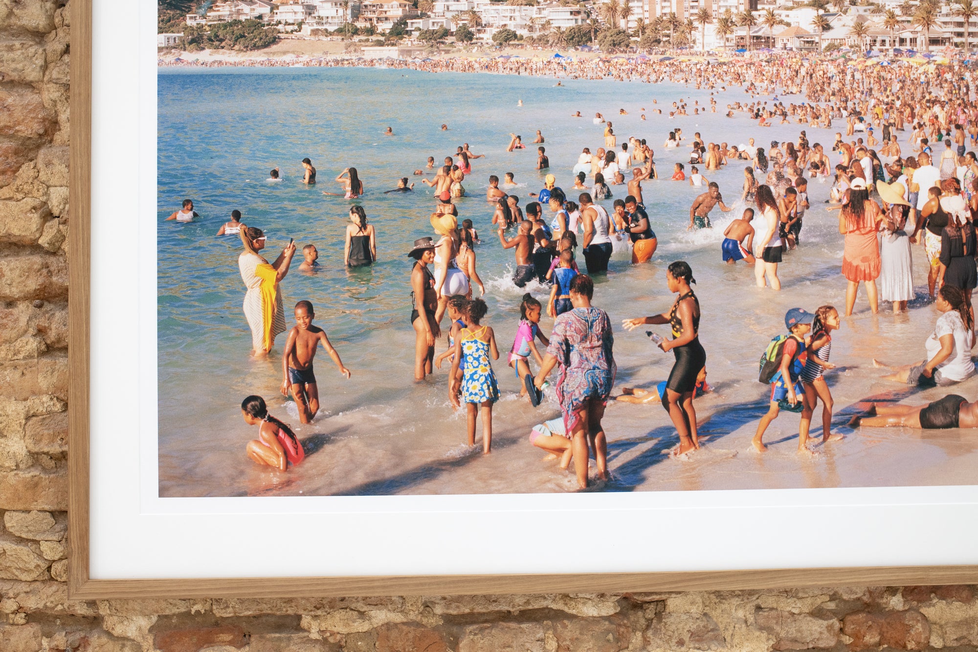 William Sheepskin | Beachgoers and Lion's Head (Cape Town, 2021)