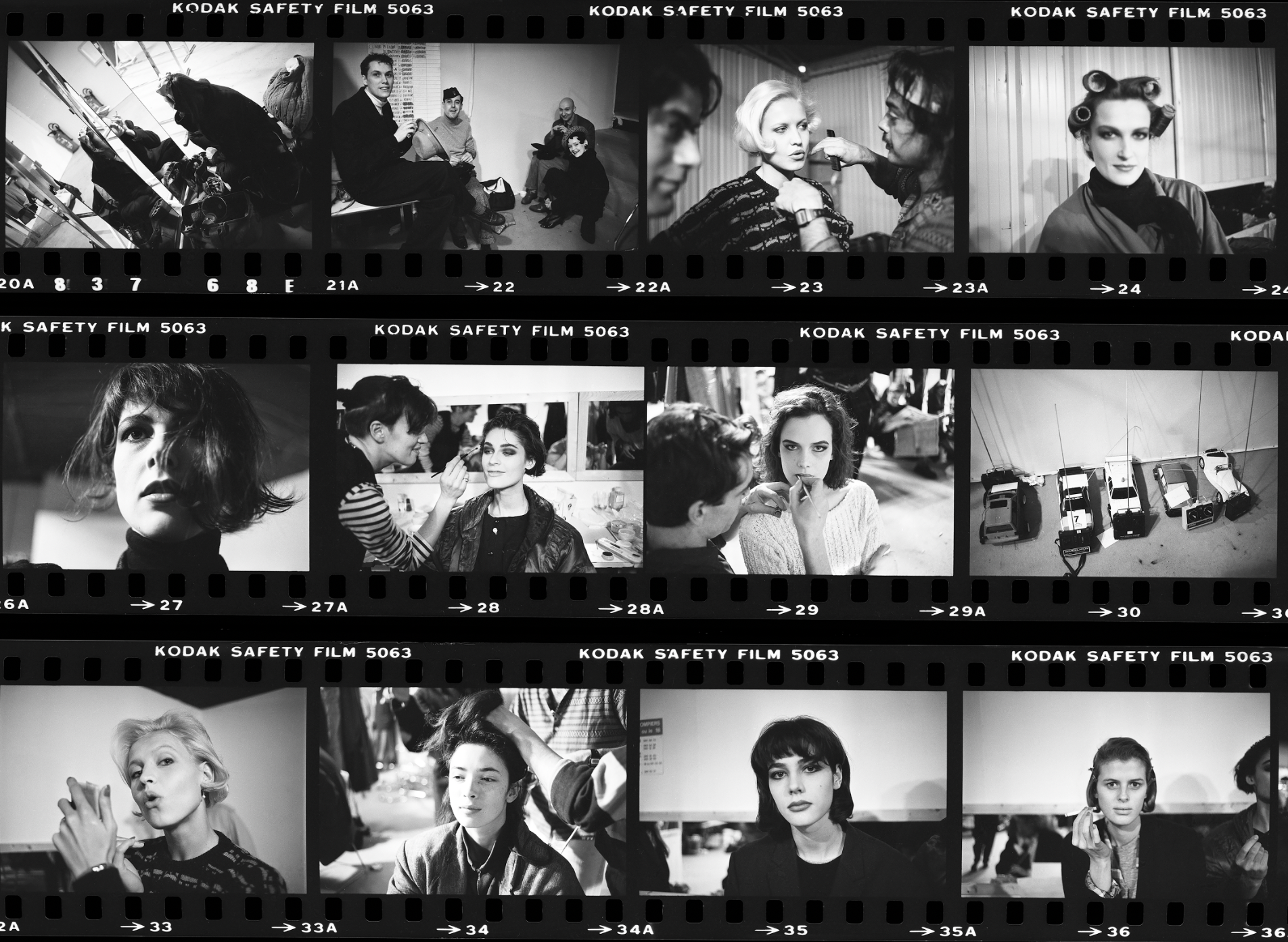 Josie Borain | 'Backstage Scenes I' (Contact Sheet)